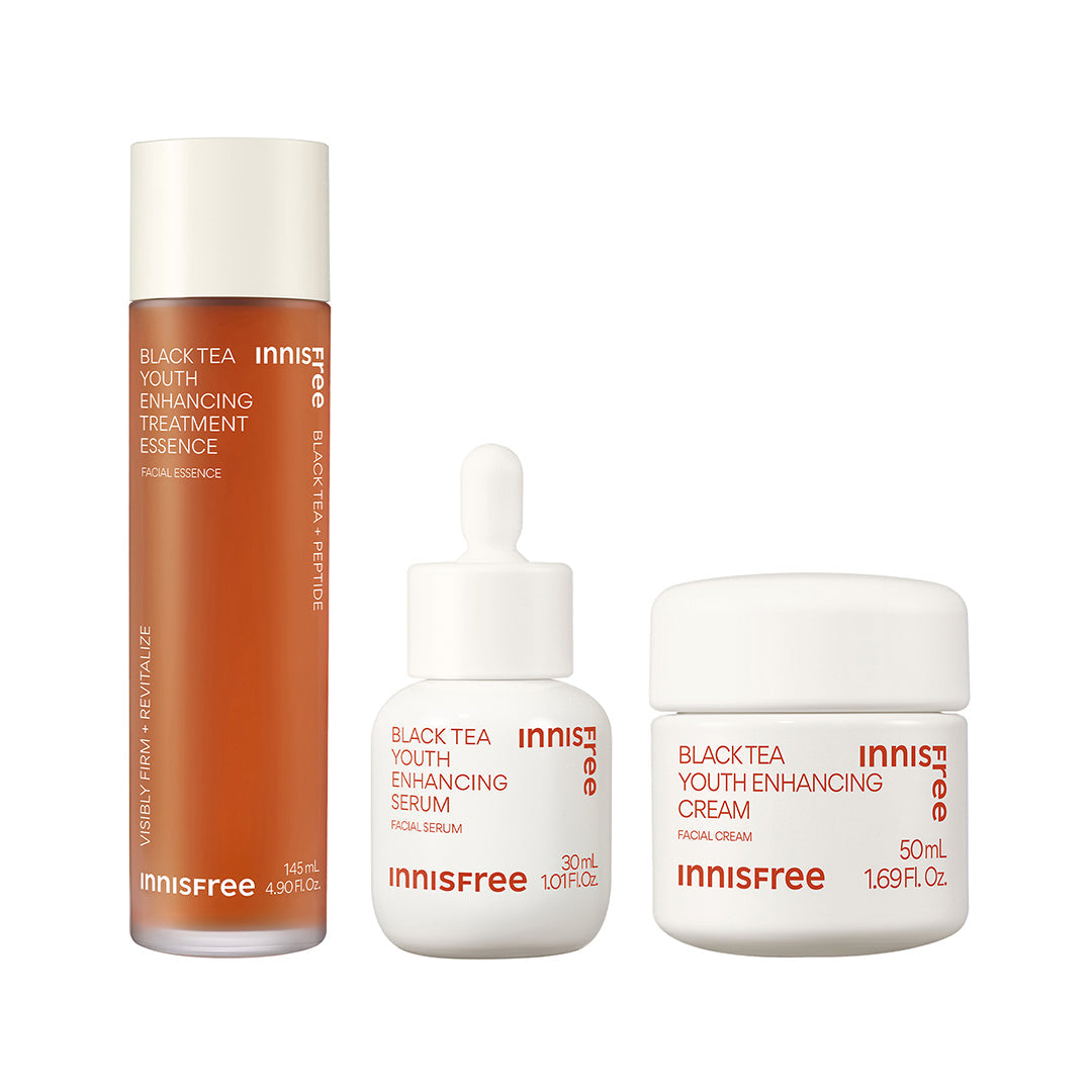 Innisfree Black Tea Firming Routine