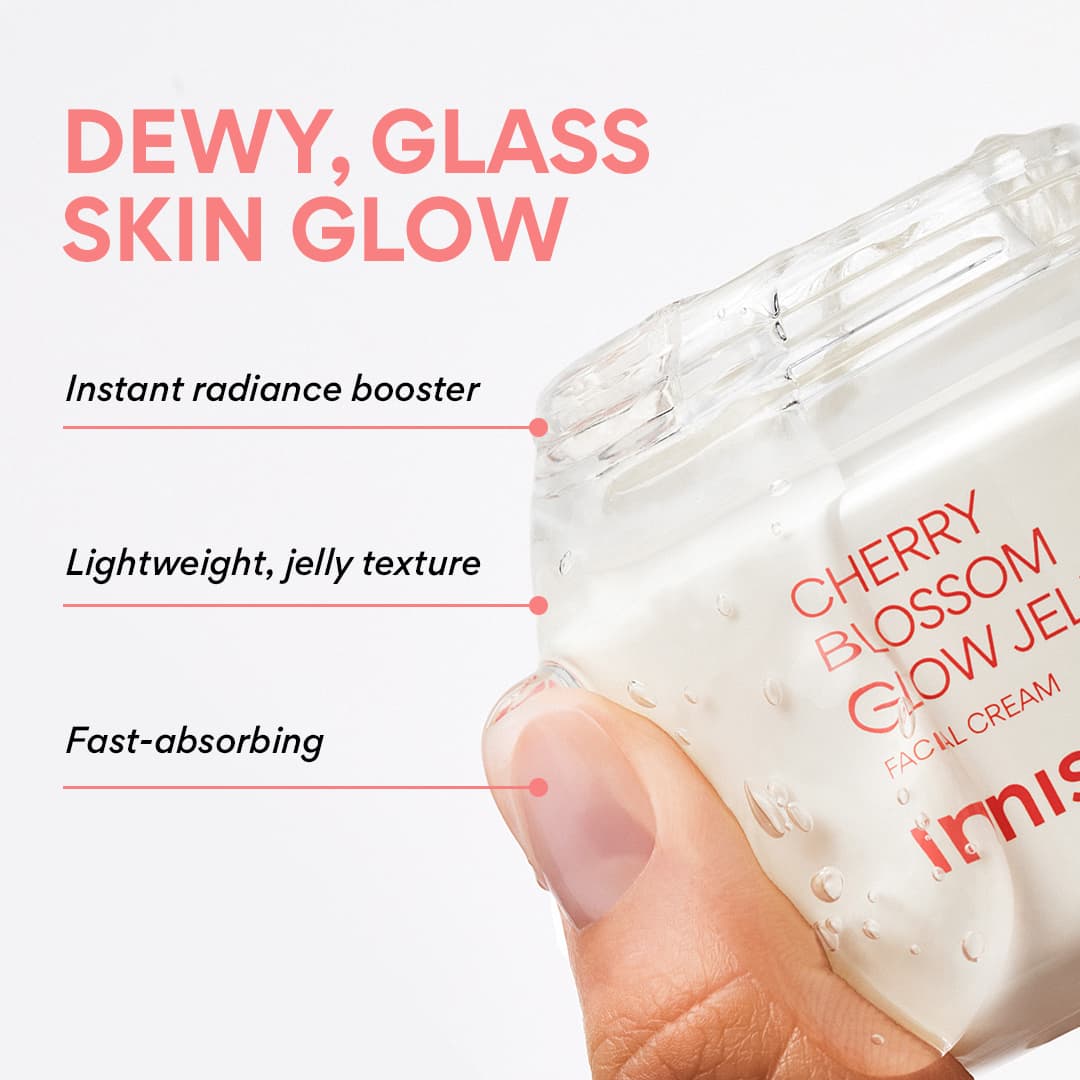 Innisfree Jejus Cherry Blossom Glow Jelly Cream Ultimate Moisturizer for Radiant Skin