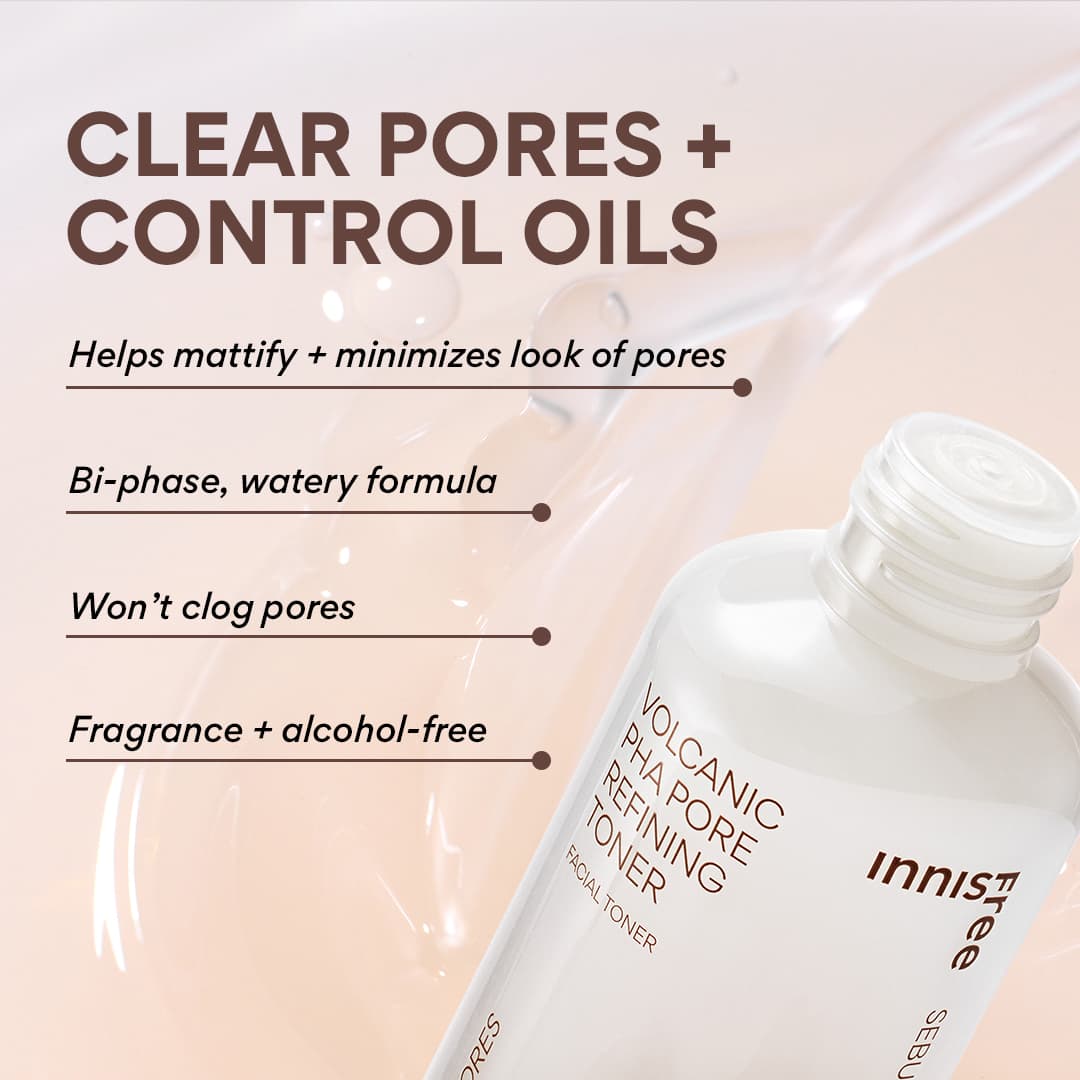 Innisfree Volcanic Soft Exfoliating Care Texture-Refining Toner