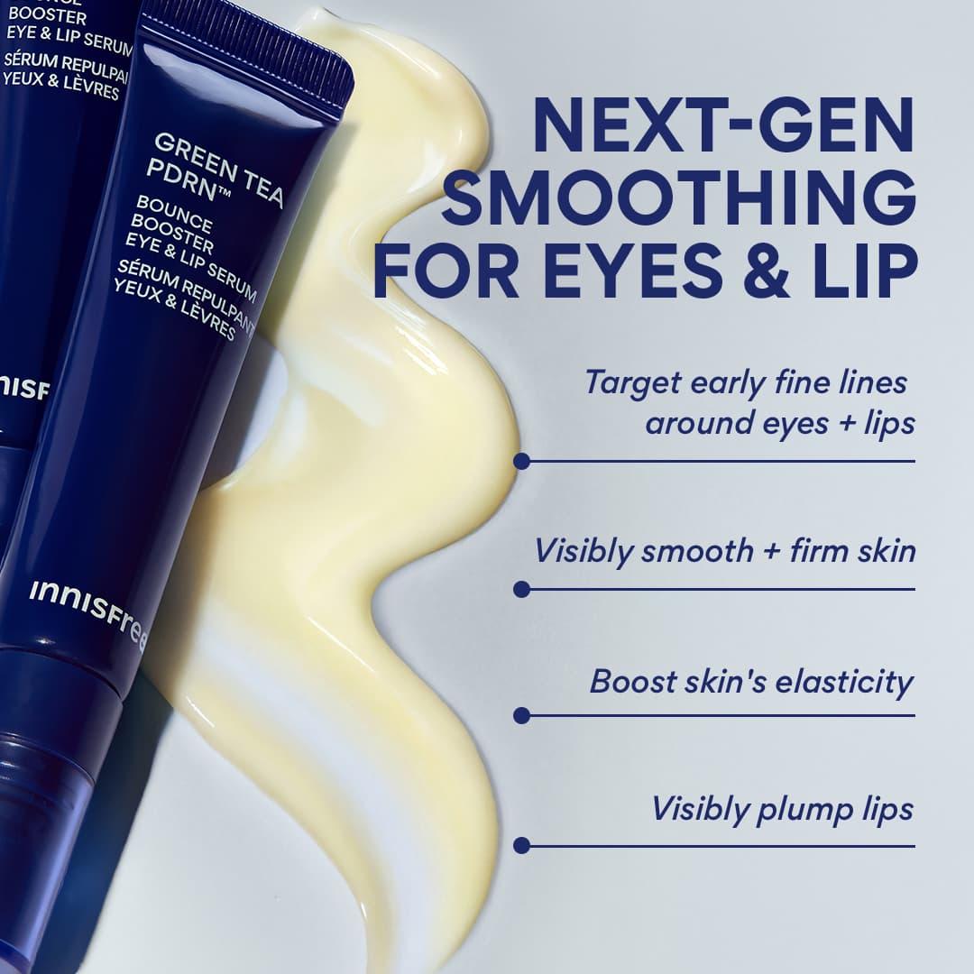 Innisfree Green Tea Peptide Complex Bounce Booster Eye and Lip Serum