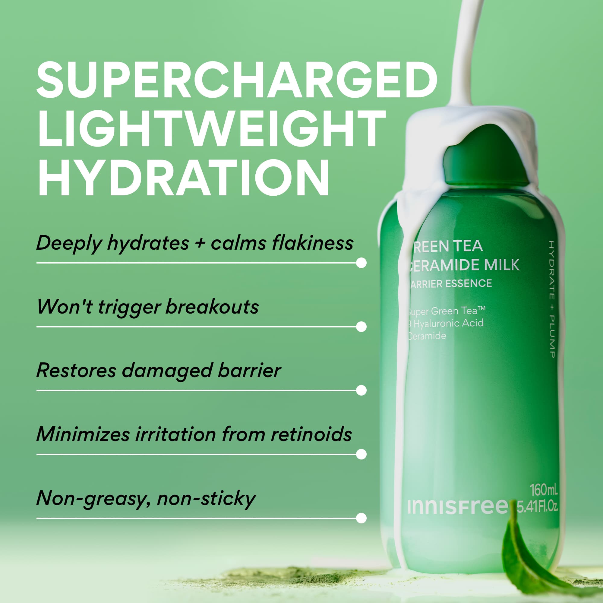 Innisfree Super Charged Green Tea Healthy Barrier Duo Set