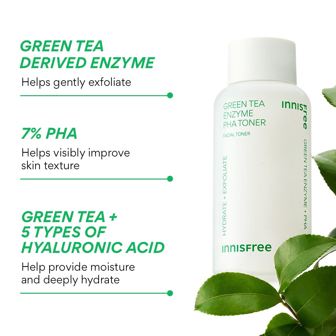 Innisfree Green Tea Enzyme Soft Exfoliating Care Toner