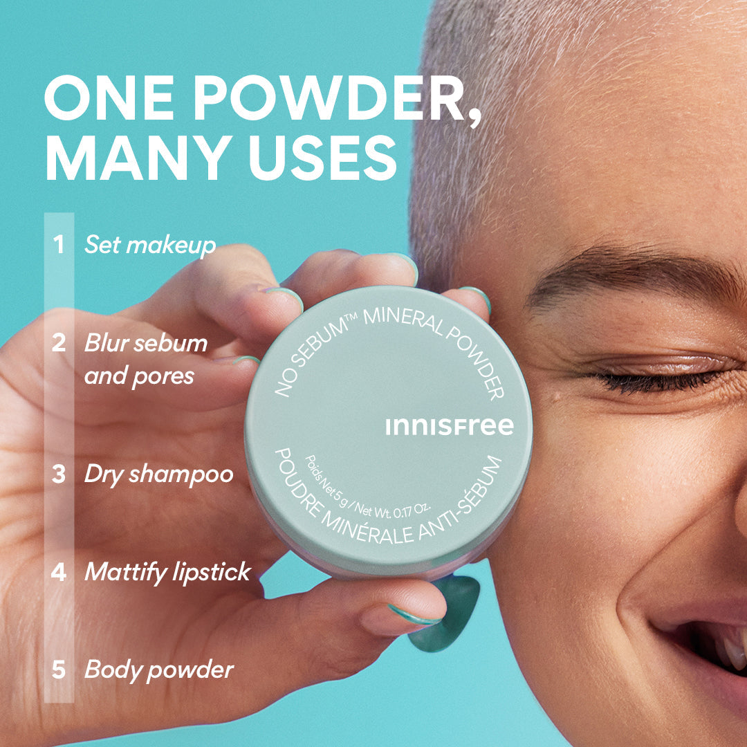 Innisfree Oil Control Mineral Powder - Loose and Pressed Powder