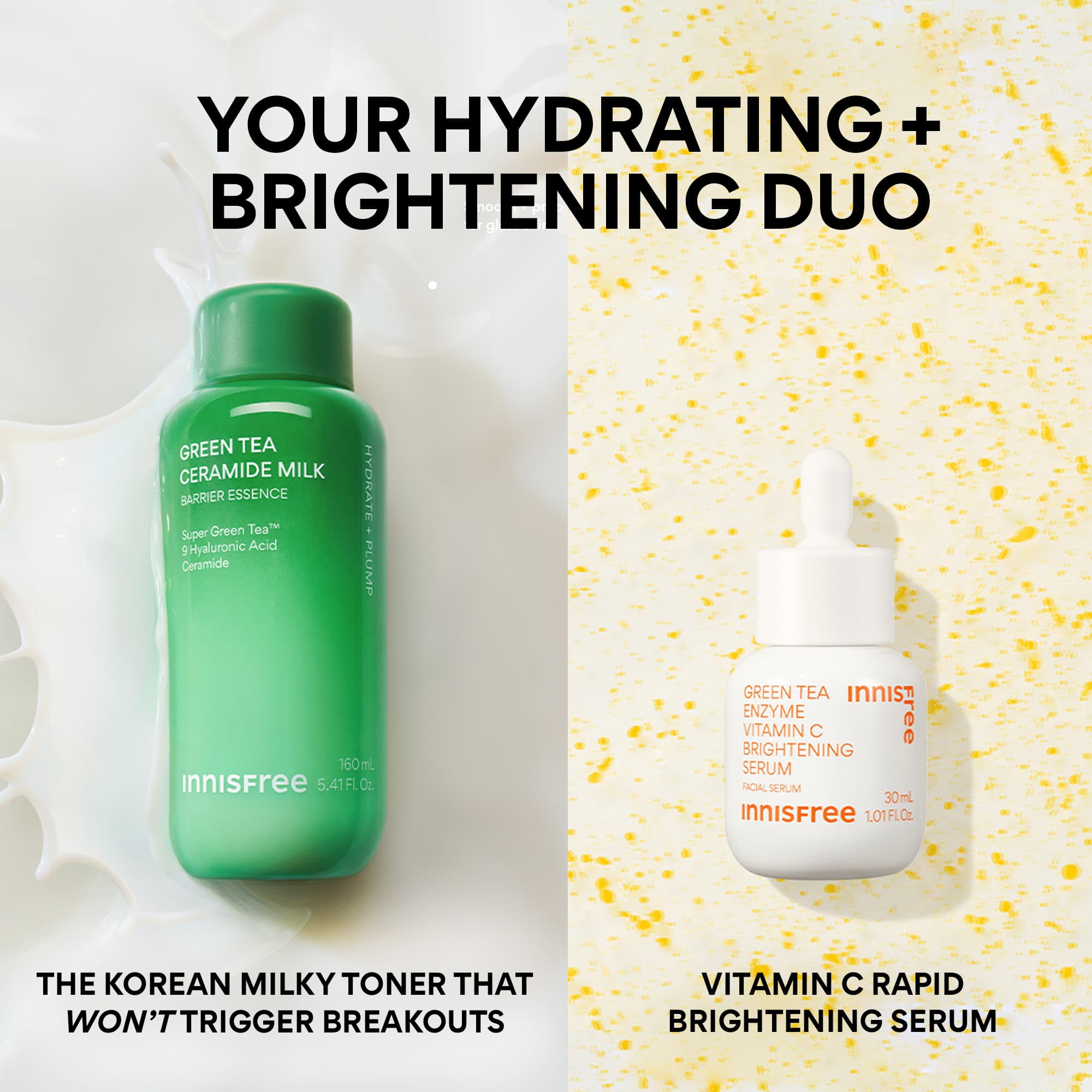Innisfree Supercharged Hydration and Brightening Duo
