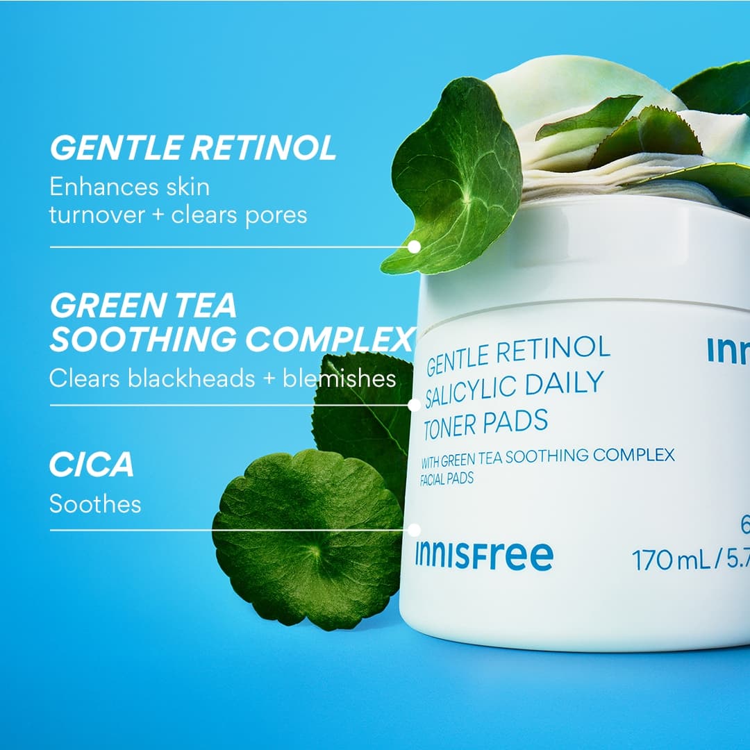 Innisfree Daily Gentle Renewing Clarifying Toner Pads