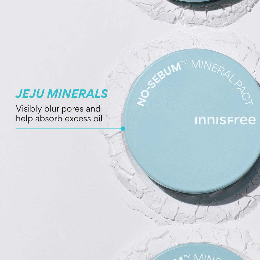 Innisfree Oil Control Mineral Powder - Loose and Pressed Powder