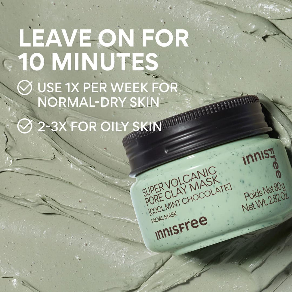 Innisfree Super Volcanic Clarifying Clay Mask Deep Cleanse and Fresh-Looking Skin
