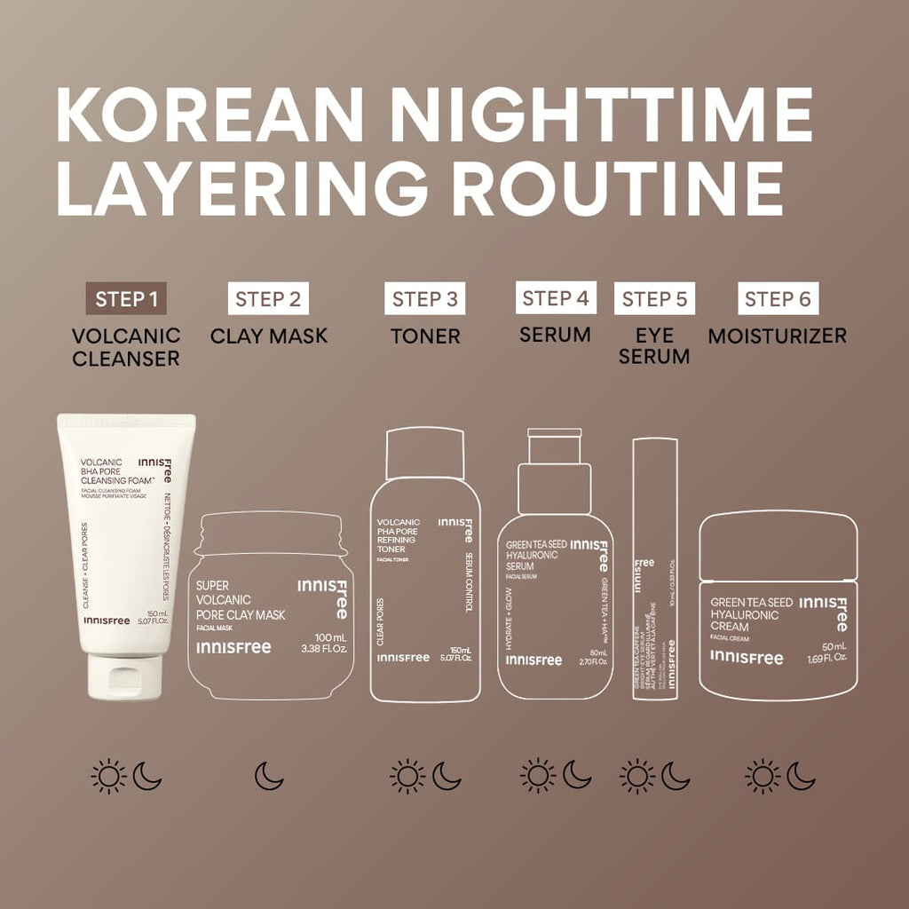 Innisfree Volcanic Clarifying Care Texture-Refining Cleanse Foam Cleanser