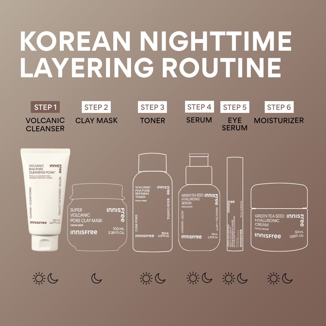 Innisfree Volcanic Clarifying Care Texture-Refining Cleanse Foam Cleanser