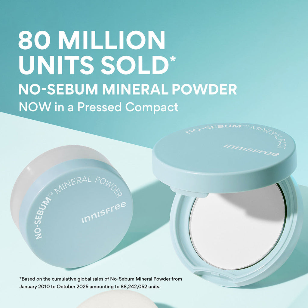 Innisfree Oil Control Mineral Powder - Loose and Pressed Powder