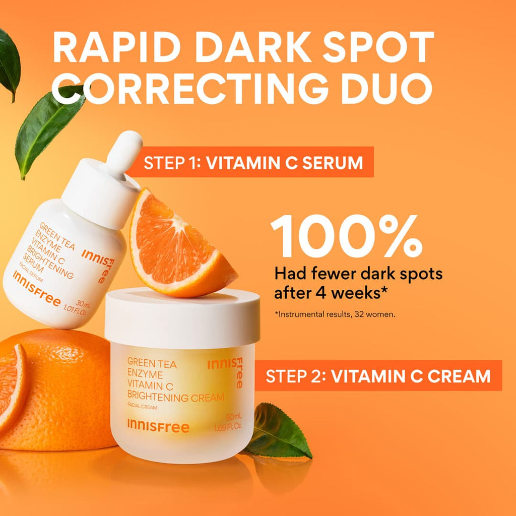 Innisfree Green Tea Enzyme Vitamin C Brightening Cream
