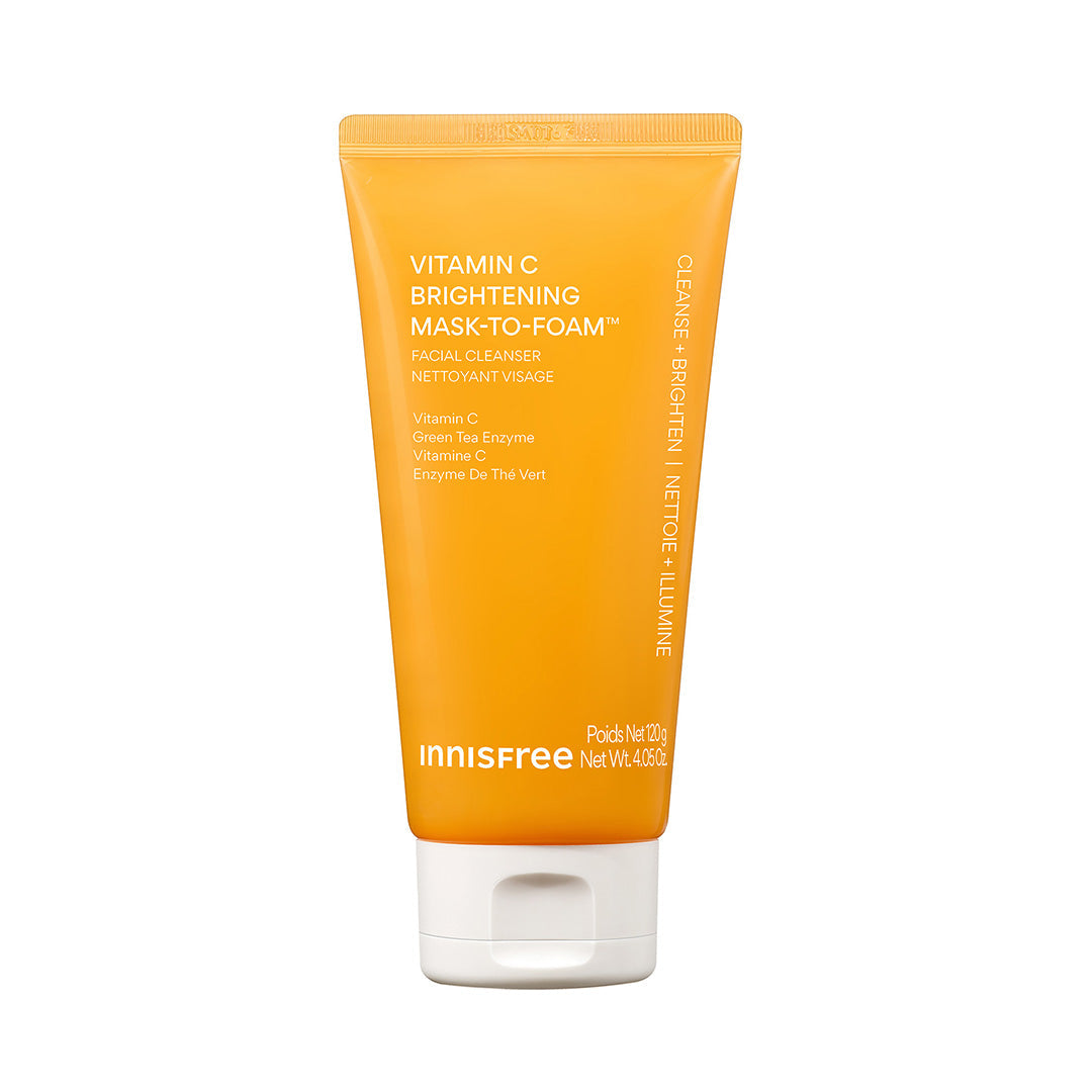 Innisfree Vitamin C Brightening Mask-to-Foam Facial Cleanser