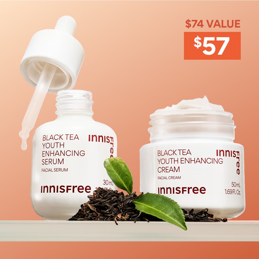 Innisfree Black Tea Revitalizing Essentials Set