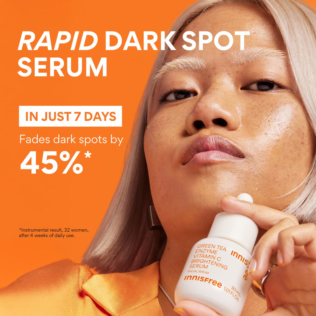 Innisfree Green Tea Enzyme Vitamin C Brightening Serum Best for Glowing Skin