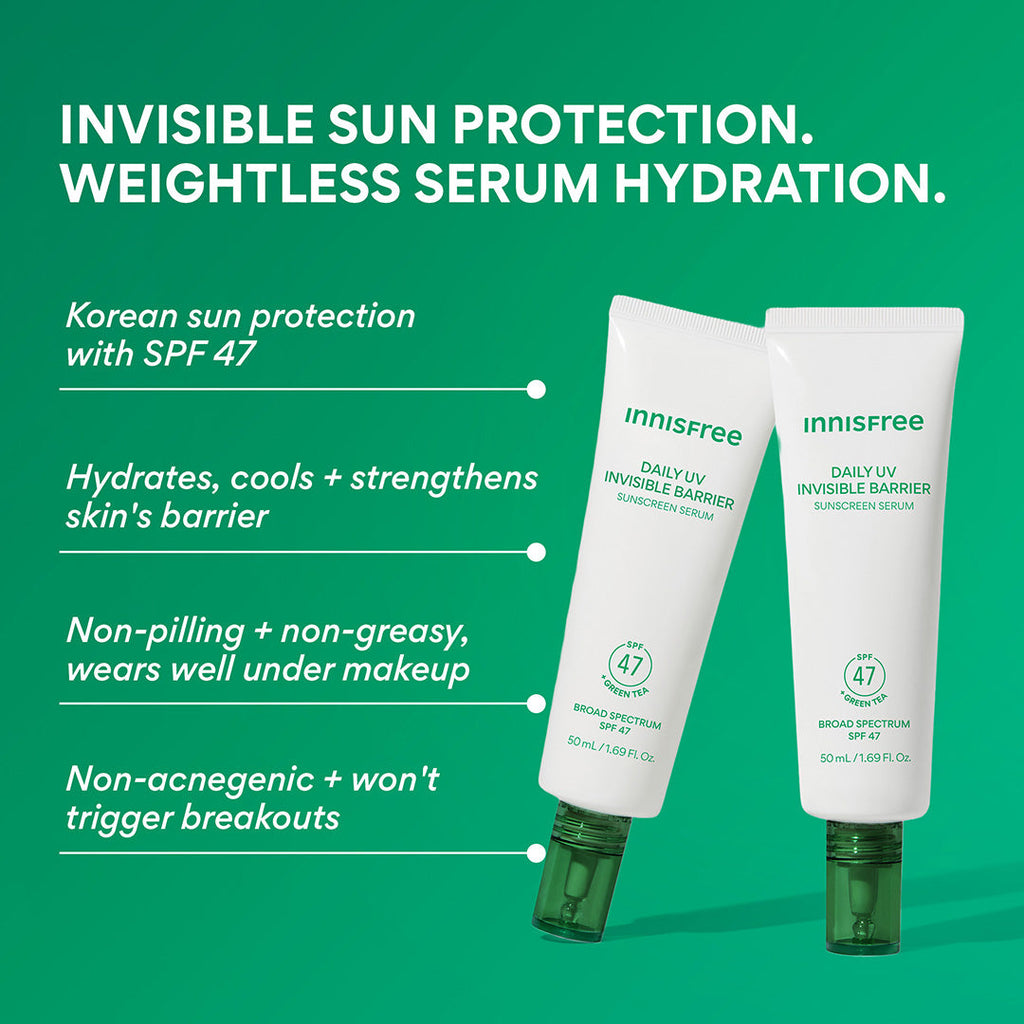 Innisfree Daily Sun Care Invisible Barrier Daily Sun Care Serum with Green Tea