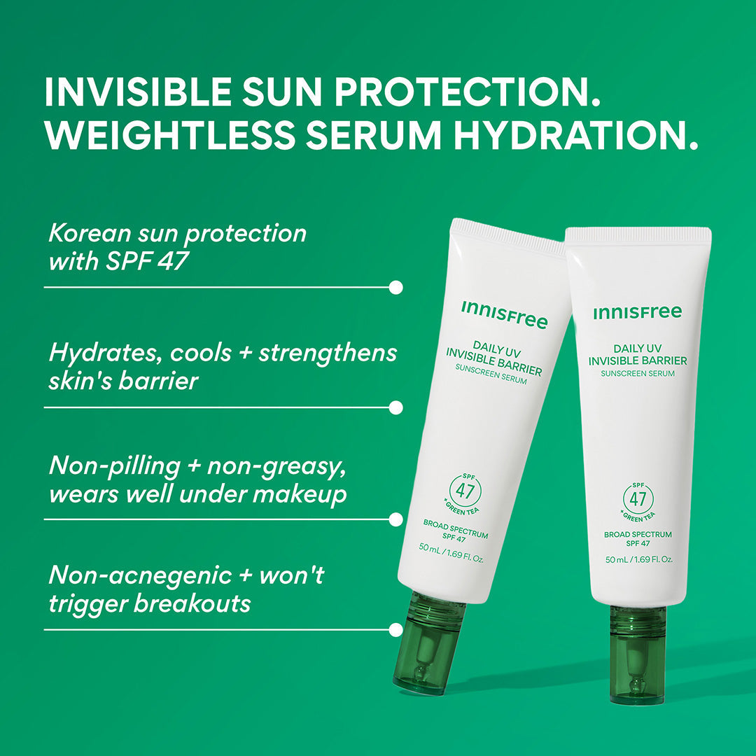 Innisfree Daily Sun Care Invisible Barrier Daily Sun Care Serum with Green Tea