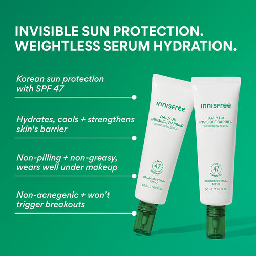 Innisfree Daily Sun Care Invisible Barrier Daily Sun Care Serum with Green Tea
