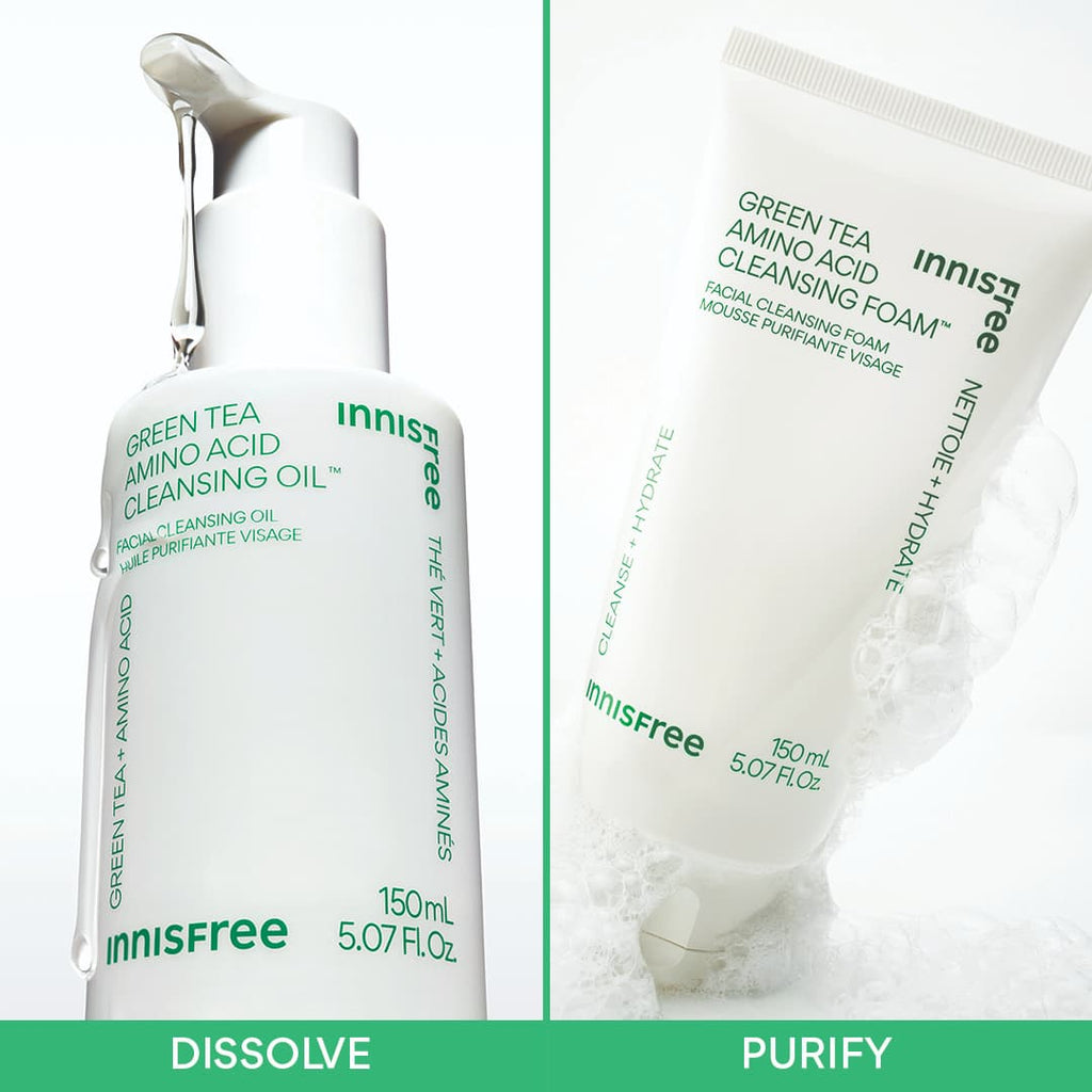 Innisfree Green Tea Double Cleanse Essentials Set