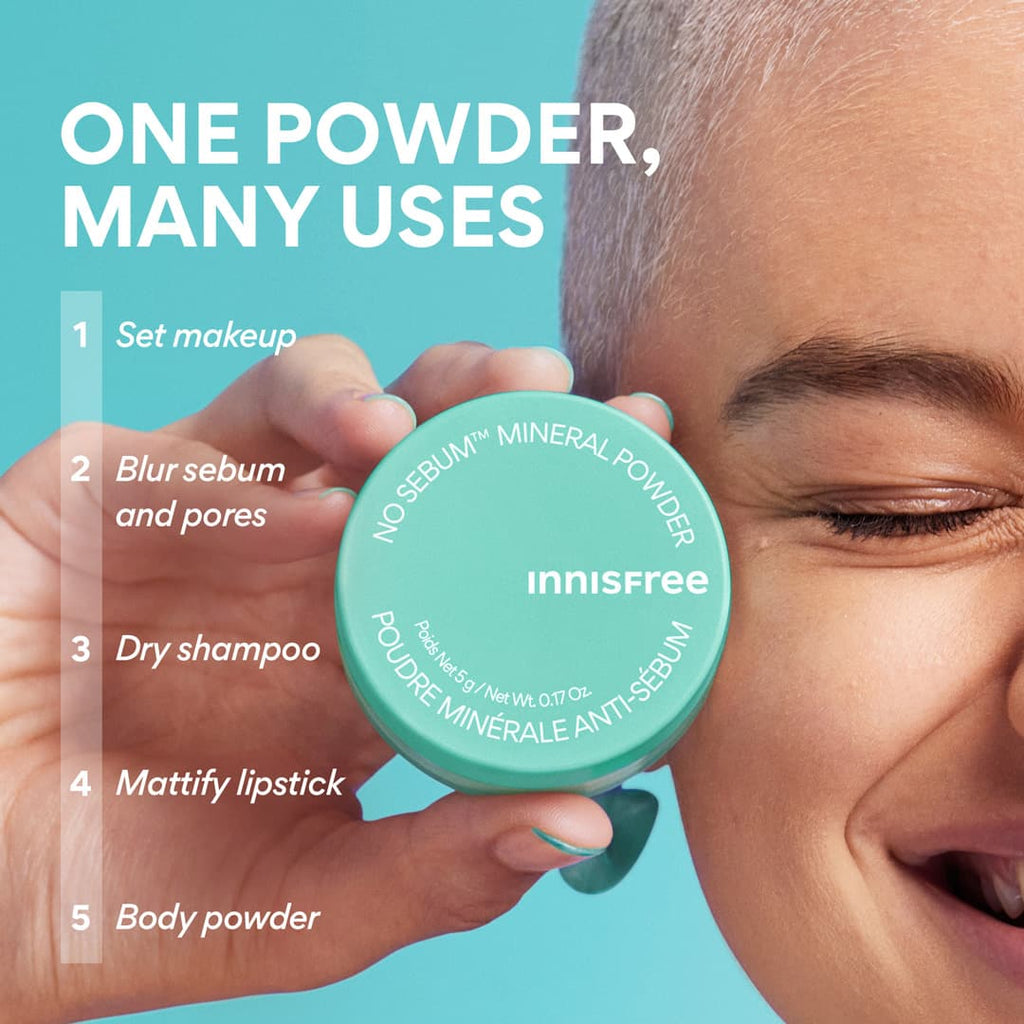 Innisfree Oil Control Mineral Powder - Loose and Pressed Powder