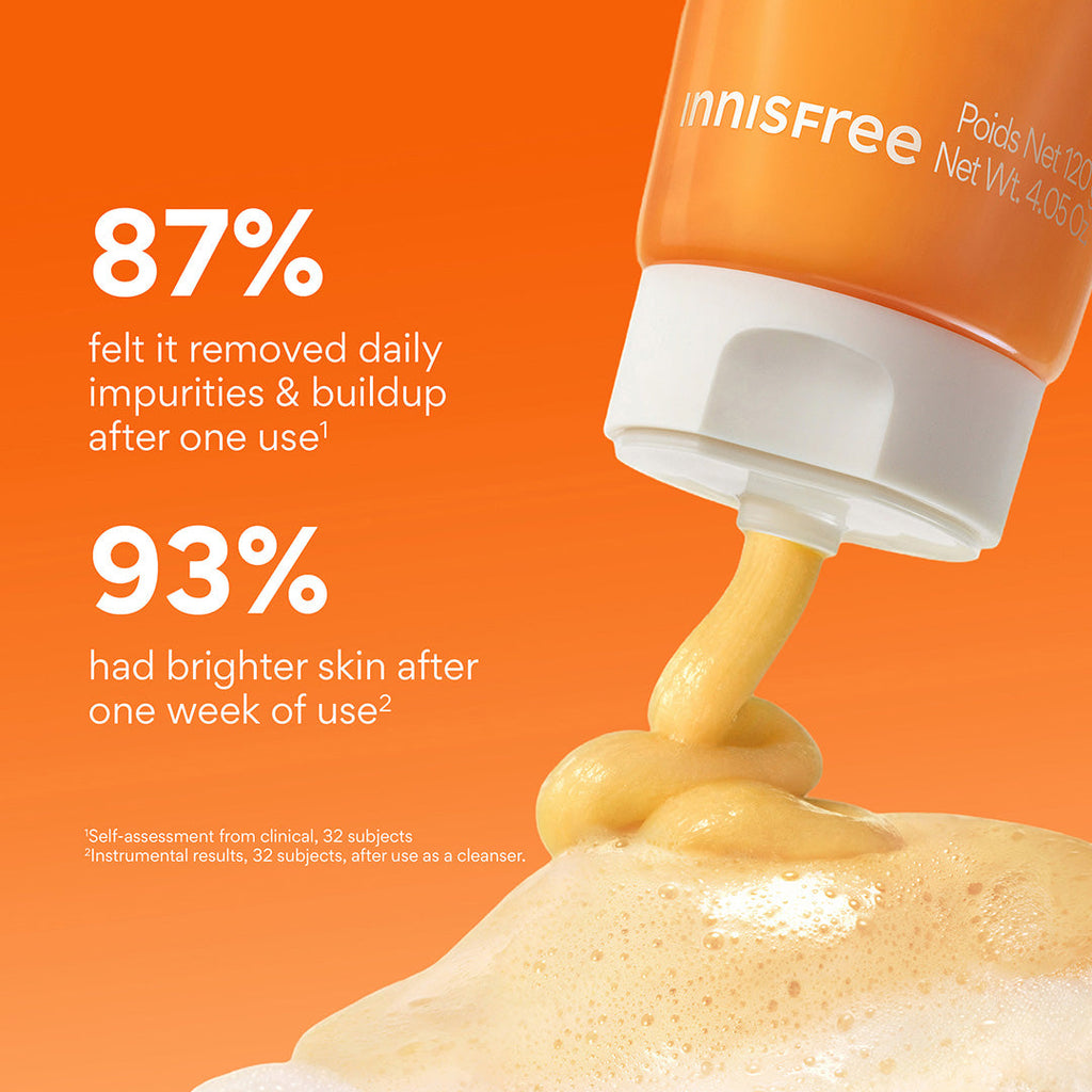 Innisfree Vitamin C Brightening Mask-to-Foam Facial Cleanser