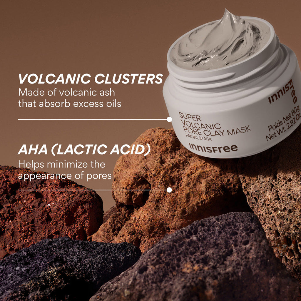 Innisfree Super Volcanic Clarifying Clay Mask Deep Cleanse and Fresh-Looking Skin