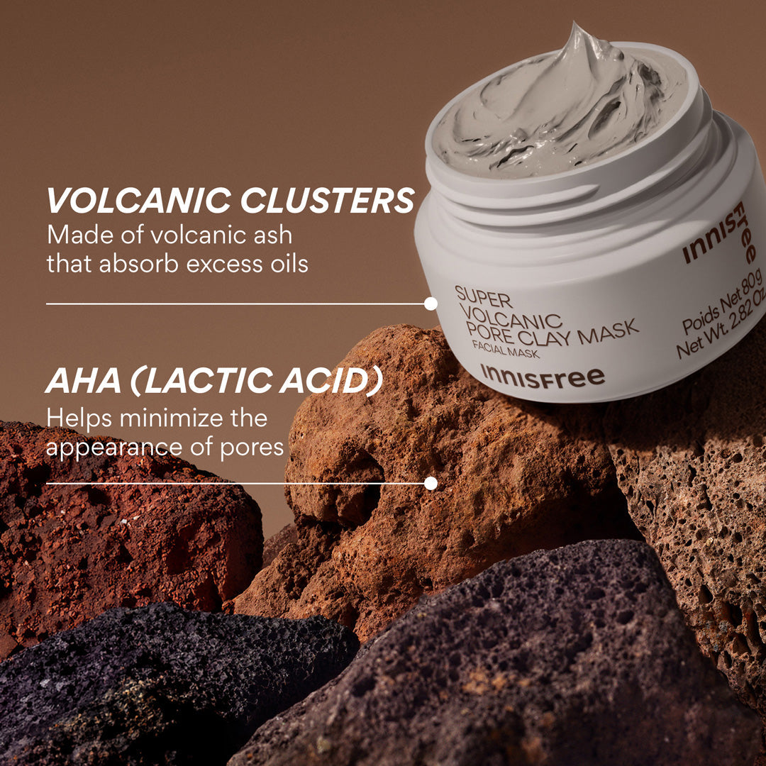 Innisfree Super Volcanic Clarifying Clay Mask Deep Cleanse and Fresh-Looking Skin