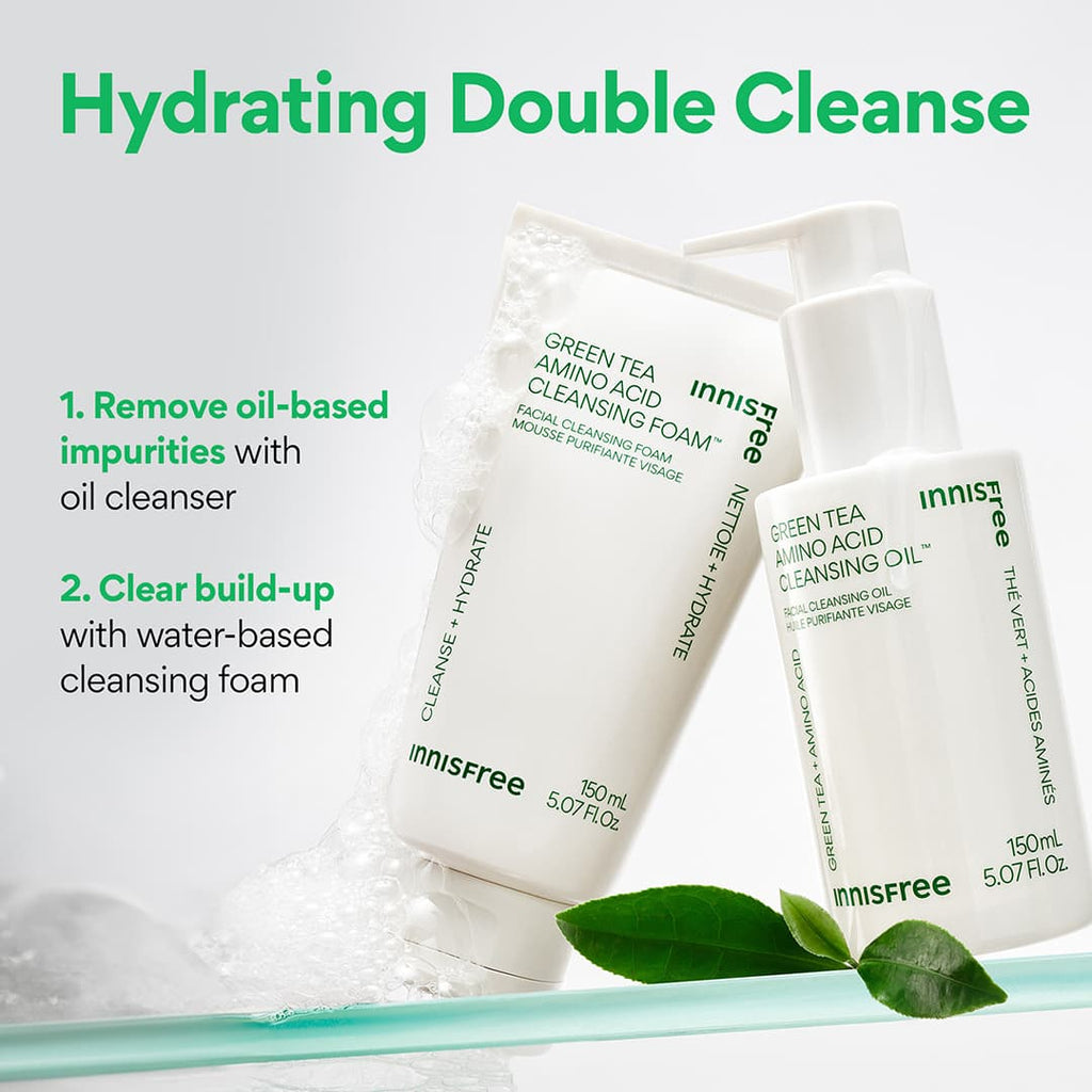 Innisfree Green Tea Double Cleanse Essentials Set