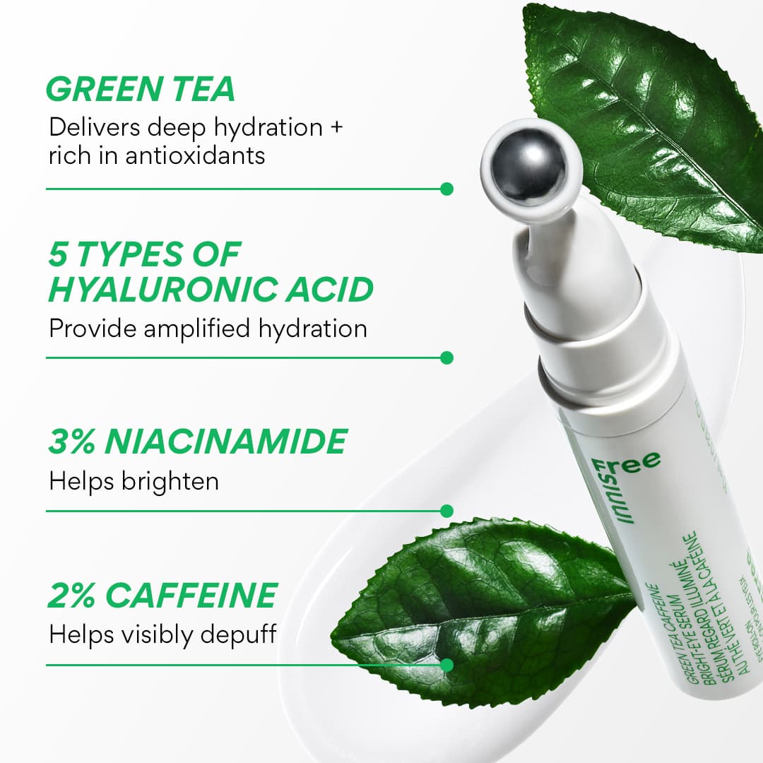 Innisfree Green Tea Caffeine Bright-Eye Serum