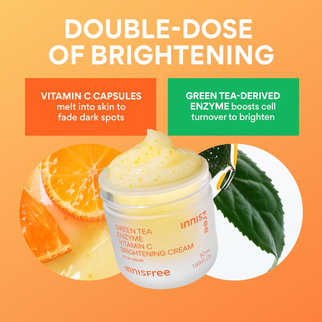 Innisfree Green Tea Enzyme Vitamin C Brightening Cream
