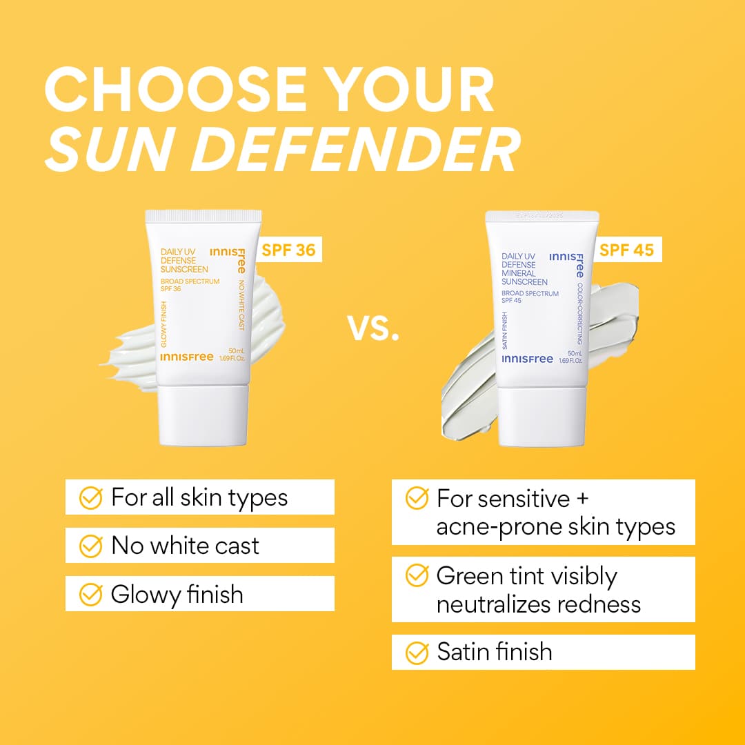 Innisfree Daily Sun Care Defense Mineral Sun Care Daily Sun Care with Color Correcting