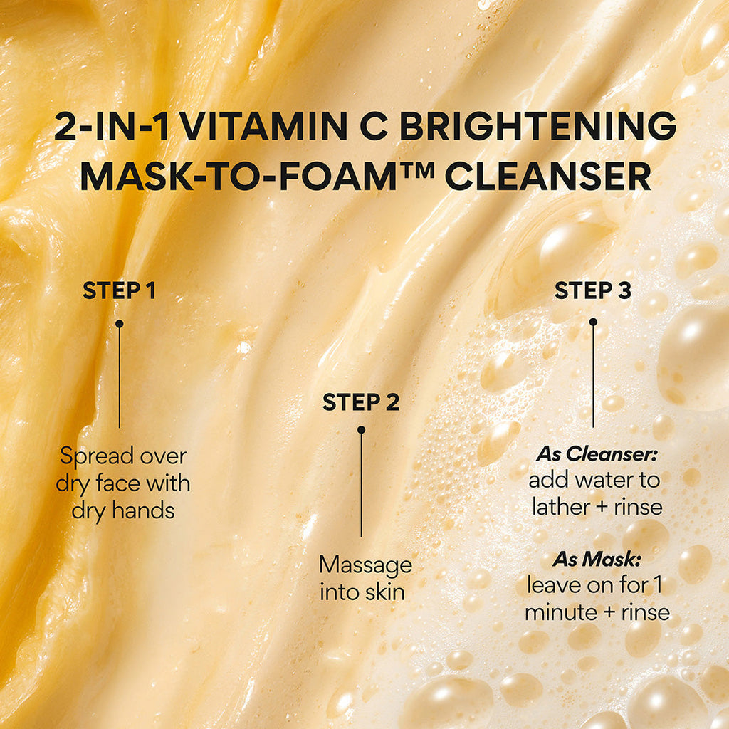 Innisfree Vitamin C Brightening Mask-to-Foam Facial Cleanser