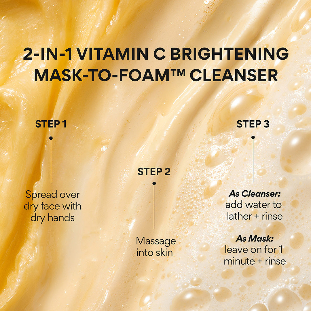 Innisfree Vitamin C Brightening Mask-to-Foam Facial Cleanser